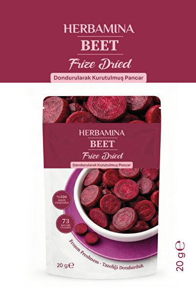 Herbamina Dondurularak Kurutulmuş Pancar - 20 gr