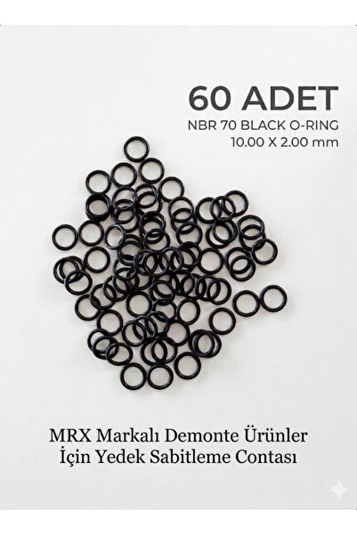 MRX Replacement Fixing Gasket 60 Pieces |   10X2 mm Nbr (Compatible with Mrx ...