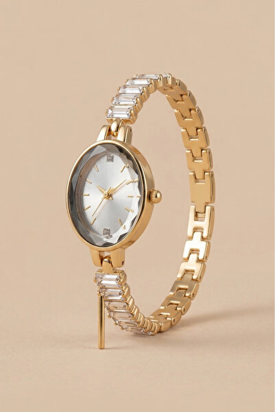 OQQO Valentina Stone Gold Women's Wristwatch