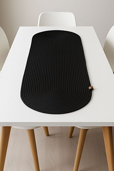 Comfort Craft مفرش طاولة منسوج قابل للغسل مقاس 33x100 سم - مفرش طاولة بيضاوي ...