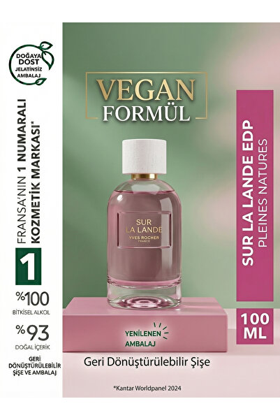 Yves Rocher Ferah Deniz Esintisi Notalı Çiçeksi Vegan Unisex EDP 100 ml