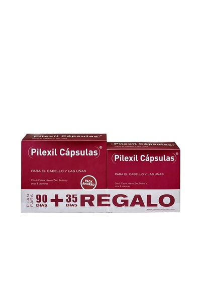 Pilexil Set Supliment alimentar pentru par si unghii CAPSULAS 125 pastile