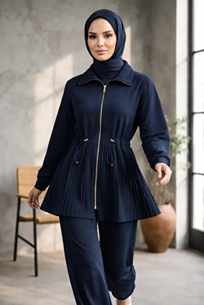 modam miss Oysho Piliseli İkili Lacivert Takım 8245