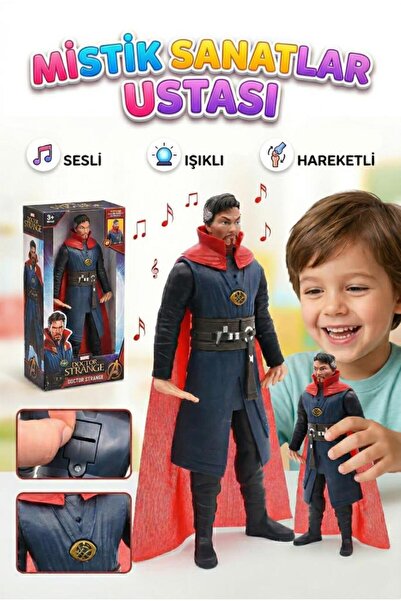 Tıfıl Toys Sesli Aksesuarlı Hareketli Parçalı Yenilmezler Temalı Mistik Sanat...