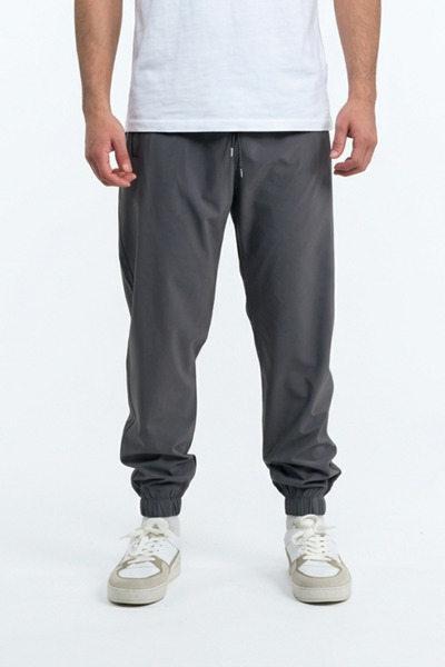 EydaMoon Men's Summer Baggy Cut Ultra Thin Parachute Fabric Sweatpants with Z...