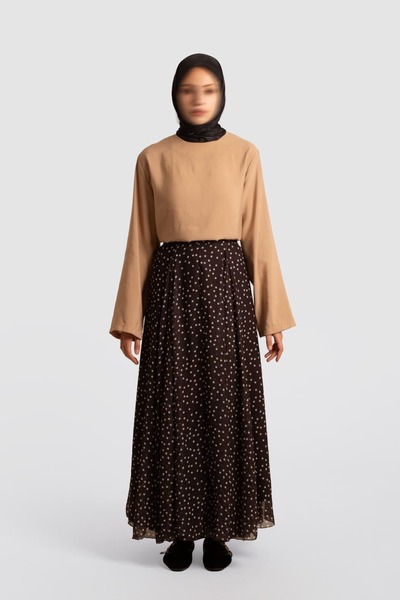 Emare Φούστα σιφόν πουά