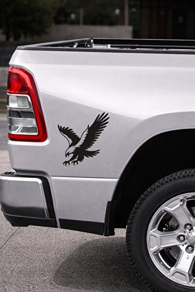 New Jargon Agresif Kartal Oto Sticker Araç Sticker - Saldıran Kartal Çıkartma...