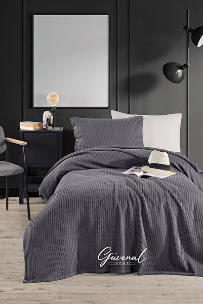 Güvenal Σιένα |   100% Βαμβακερό Μονό Σετ Πλεκτό Πικέ με Λεπτομέρεια Κουμπιών...