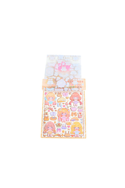 Midi Barbie Stylish Stickers Reusable and Repositionable