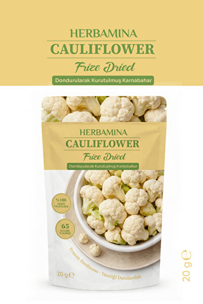 Herbamina Dondurularak Kurutulmuş Karnabahar - 20 gr