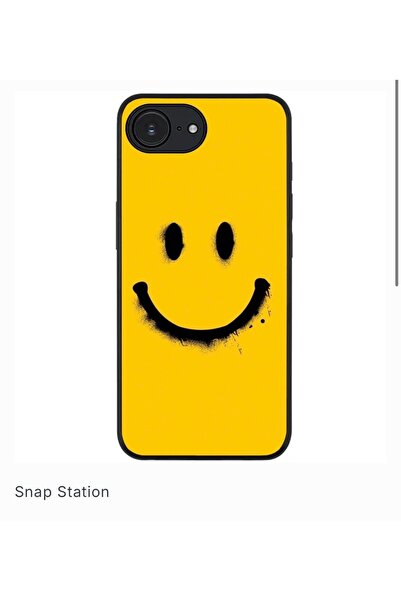 SNAPSTATIONRO Husa de protectie, MagSafe, iPhone 16E - SMILE_GRAFFITI