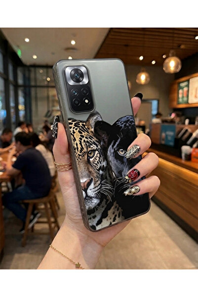 Caseji Redmi Note 10 Pro 4G Uyumlu Leoparlar Baskı Desen Darbe Emici Telefon ...