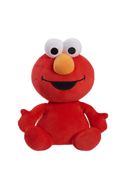 Sesame Street دمية إلمو محشوة بوزن ثقيل مقاس 18 بوصة (33 سم)، ناعمة وقابلة لل...