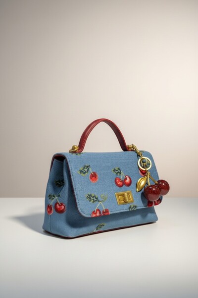 SACHS Imported Cherry Accessory Mini Women's Handbag – Stylish Small Size Sho...