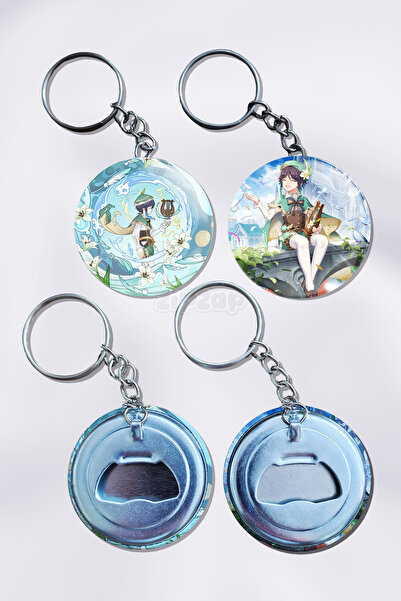 ZipZap Venti Genshin Impact Διακοσμητικό Μπρελόκ για Τσάντα (2 ΤΕΜ)