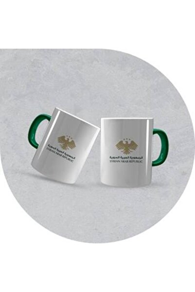 Generic كوب سيراميك بتصميم العقاب السوري