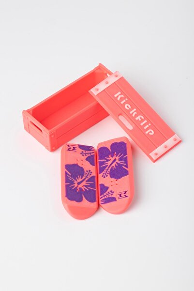 Enzo Toys Kickflip Mıknatıslı Kaykay Stres Oyuncağı Hibiscus (Kutulu )