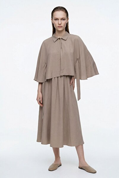 HAKKE Σετ Χιτζάμπ με Κορδέλα και Μανίκια Τύπου Κάπα