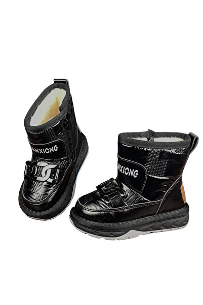 By TGA Δερμάτινες μπότες CC με γούνινη επένδυση και φερμουάρ