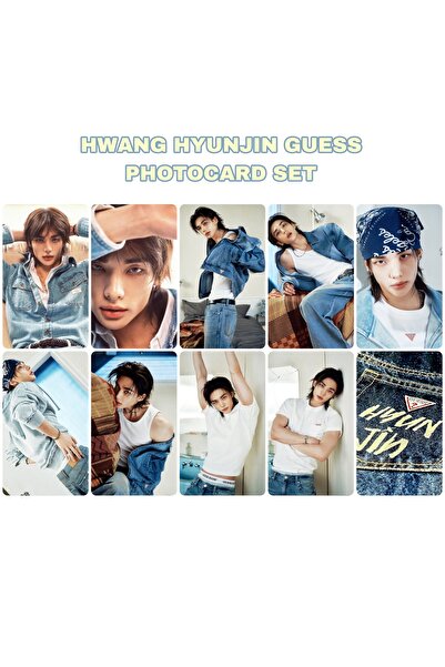 Sntay Stray Kids Hyunjin Guess Vers. Fotokart seti
