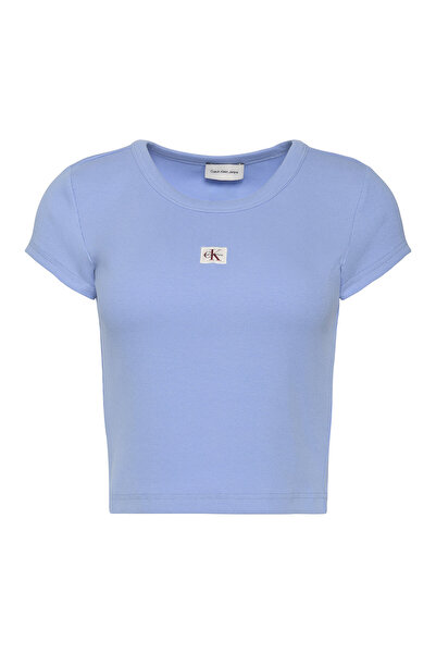 Calvin Klein Women's Woven Label Baby T-Shirt