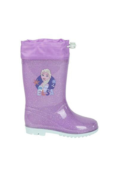 Disney Frozen Μπότες PVC με γκλίτερ και κορδόνια, Frozen Disney Έλσα