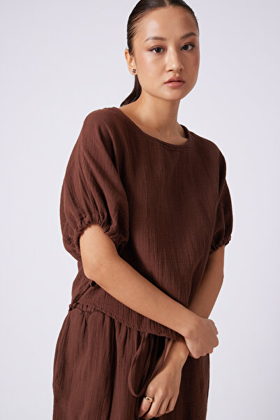 Nisan ΒΑΜΒΑΚΕΡΗ ΜΠΛΟΥΖΑ ΜΕ ΦΟΥΣΚΩΤΑ ΜΑΝΙΚΙΑ