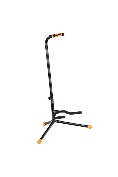 Ortega OGS-1BK Ατσάλινη Πτυσσόμενη Βάση για Κιθάρα & Μπάσο – Μαύρο/Πορτοκαλί,...