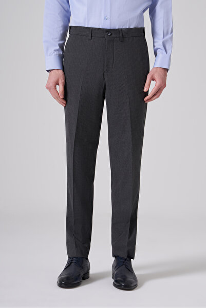 Morven Men's Smoked Wool Trendy Patterned Dynamic Fit Trousers
