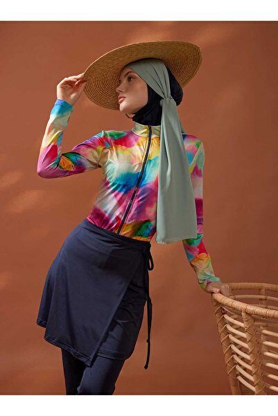 Mayo Bella Μαγιό Τεσεττούρ - Με σχέδια σε στυλ ακουαρέλας -