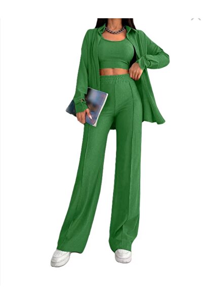 rushana Τριπλό σετ πουκάμισο και παντελόνι