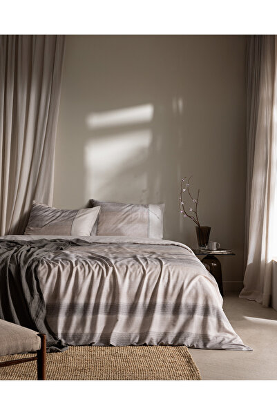 Madame Coco Candide Single 100% Cotton Crepe Printed Sheet and Duvet Cover Se...
