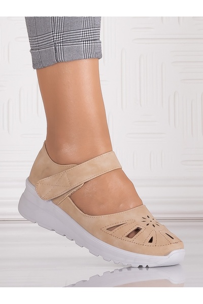 Botinelli Pantofi casual de damă Yosama, kaki, din piele, mărimea 39
