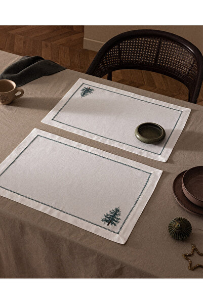 Madame Coco Corbat Σετ 2 τεμαχίων 100% Βαμβακερό American Service - Εκρού/Πρά...