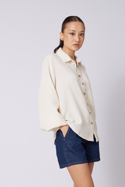 Nisan ΒΑΜΒΑΚΙΝΟ ΠΟΥΚΑΜΙΣΟ ΜΕ ΜΙΑ ΤΣΕΠΗ