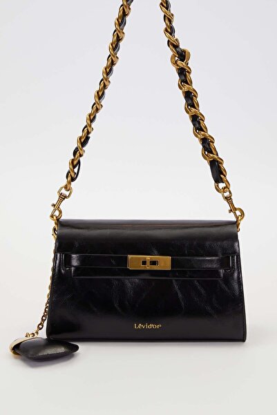 Levidor Premium Black Women's Shoulder Bag 930548