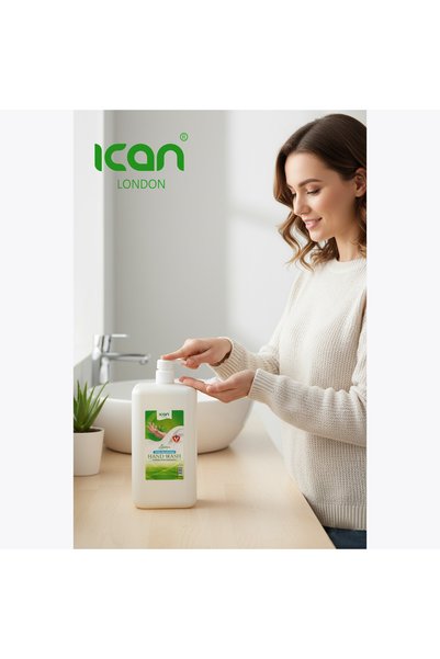 Ican London Aloe Vera Hand Wash Refill 5L – Antibacterial, Moisturising Liquid Soap
