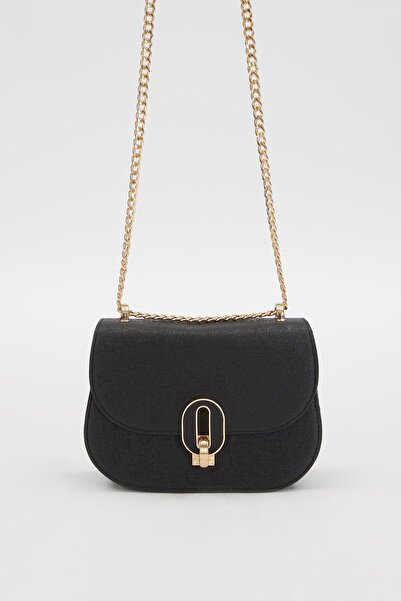 Levidor Μαύρη γυναικεία τσάντα ώμου 930114