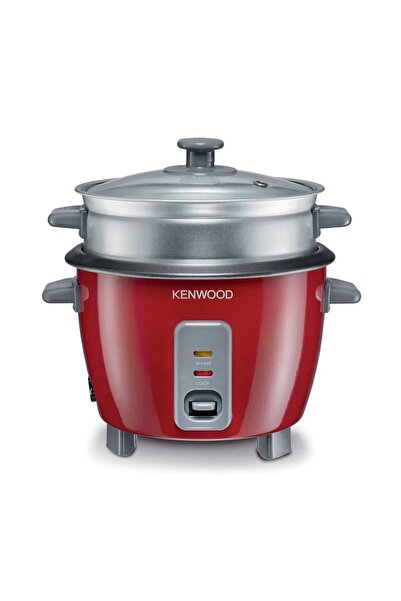 Kenwood جهاز طهي الأرز 2 في 1 مع وظيفة التبخير، باللون الأحمر
