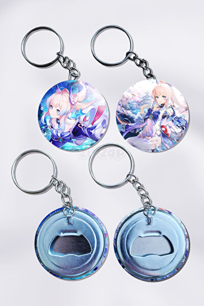 ZipZap Κοκόμι Γκένσιν Ίμπακτ Διακοσμητικό Μπρελόκ για Τσάντα (2 ΤΕΜ)