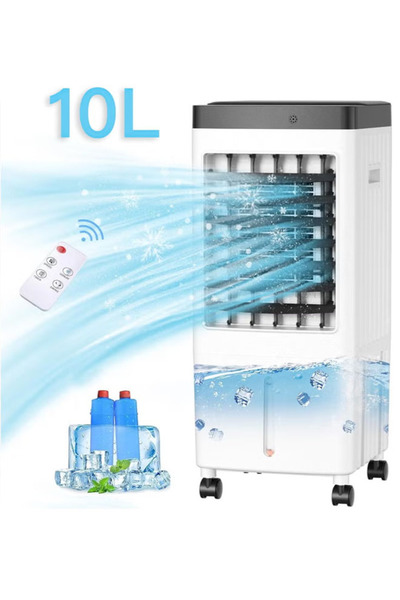 TOSCANA U ضخمة وهادئة ، 10L سعة المياه تبخير الهواء تبريد ، 3 سرعات قابل للتع...