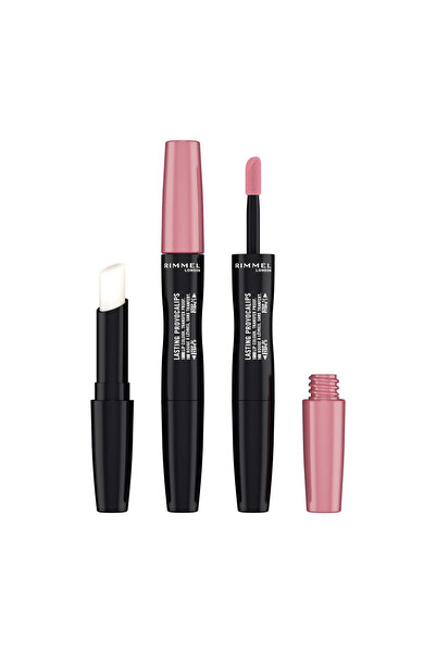 RIMMEL LONDON أحمر شفاه سائل يدوم طويلاً من بروفوكاليبس، 220 كوم أب روزيز