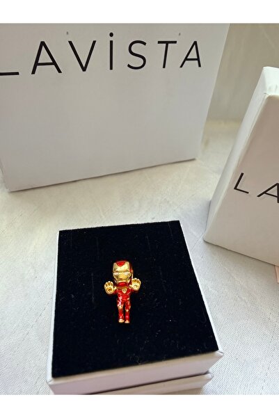 Genel Markalar Iron Man Gümüş Charm’ı