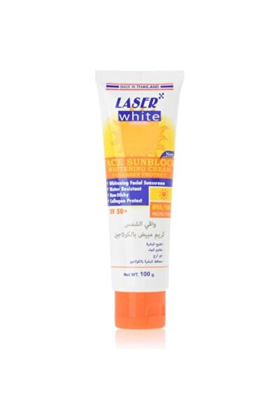 Tresemme ليزر وايت كريم الشمس للتفتيح مع الكولاجين UV50+ 100 مل