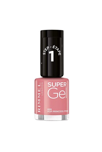 RIMMEL LONDON طلاء أظافر سوبر جل، 035 بوب برينسيس بينك