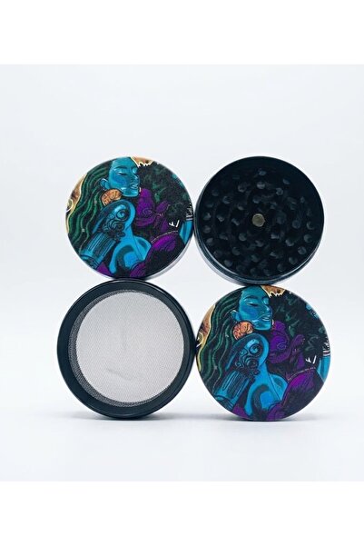 BGA Limited Edition 50mm Grinder Spice Grinder Mill Thick Metal with Pollen T...