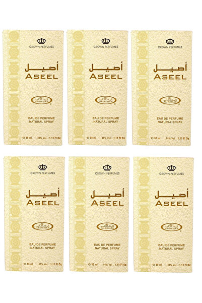 Al Rehab perfumes عطر أصيل الطبيعي برذاذ 35 مل (عبوة من 6 قطع)