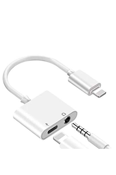 Shopi [معتمد من Apple MFi] محول سماعات رأس 3.5 ملم للآيفون ومقسم 2 في 1 من لا...