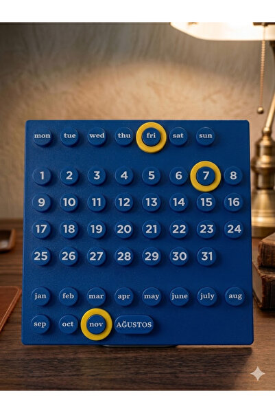 Printona Ring A Date Masa Takvimi, Dekoratif Masa Takvimi, Dekoratif Halka Ta...