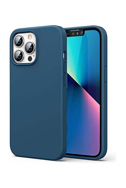 Shopi غطاء حماية من السيليكون متوافق مع هاتف iPhone 14 Pro، غطاء مطاطي ناعم م...